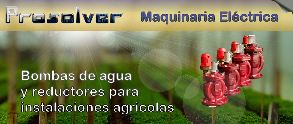 bombas para instalaciones agricolas